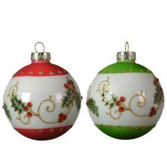 Glob - Matt Holly Decal - Glitter - Green, Red - mai multe culori