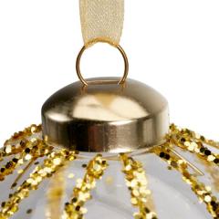 Glob - Glass 3D Gold Glitter Lines - mai multe modele