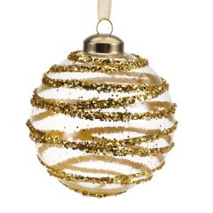 Glob - Glass 3D Gold Glitter Lines - mai multe modele