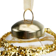 Glob - Glass 3D Gold Glitter Lines - mai multe modele