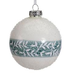 Set 3 globuri - Glass Clear Beads, Dots, Leaves - mai multe culori - pret pe set