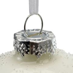 Set 3 globuri - Glass Clear Beads, Dots, Leaves - mai multe culori - pret pe set