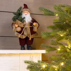 Figurina decorativa - Santa Polyester Tree - Oxblood