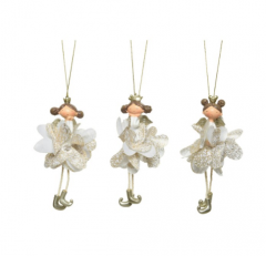 Ornament brad - Angel Polyresin - mai multe modele