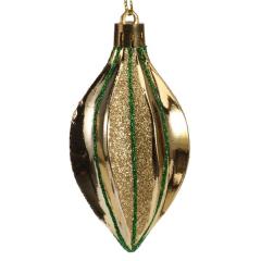 Glob - Shatterproof Gold Glittter - Green Stripe - mai multe culori