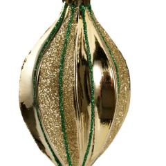 Glob - Shatterproof Gold Glittter - Green Stripe - mai multe culori