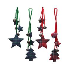 Ornament brad - Figure Iron Checked Bells - mai multe modele