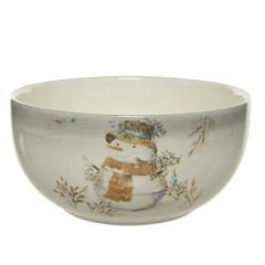Bol - Bowl Dolomite Snowman