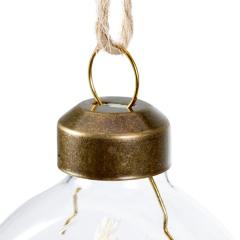 Glob - Disc Glass Dried Flowers Inside - mai multe modele - pret pe bucata