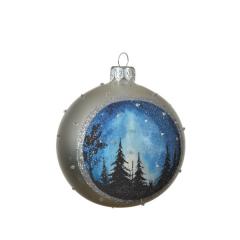 Glob decorativ - Bauble Glass Matt Landscape