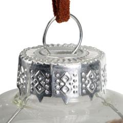 Glob decorativ - Bauble Glass Branches/Green - Brad