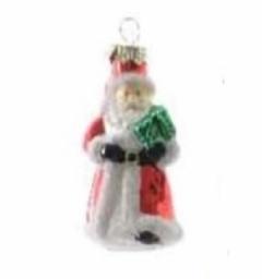 Decoratiune pentru brad - Figure Gass - Santa With Bell - Santa Cu Clopotel