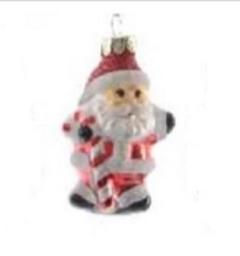 Decoratiune pentru brad - Figure Glass - Santa With Candy - Santa Cu Acadea