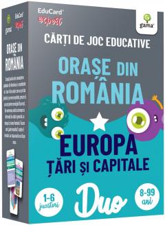 DuoCard - Orase din Romania. Europa: Tari si capitale