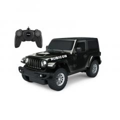 Masina cu radiocomanda - Jeep Wrangler, scara 1:24, negru