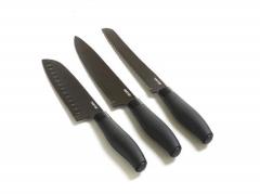 Set de cutite - 3 buc., Negru