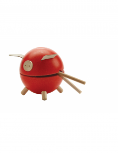 Pusculita - Piggy Bank - Rosu