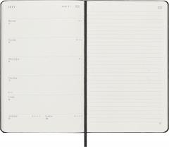 Agenda 2022 - Moleskine Smart - 12-Month Weekly Planner - Large, Hard Cover - Black