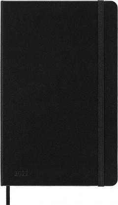 Agenda 2022 - Moleskine Smart - 12-Month Weekly Planner - Large, Hard Cover - Black