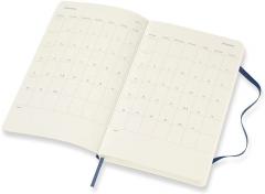 Agenda 2022 - 12-Month Daily Planner - Large, Soft Cover - Sapphire Blue