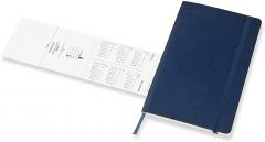 Agenda 2022 - 12-Month Weekly Planner - Large, Soft Cover - Sapphire Blue