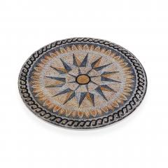 Suport farfurie - Round Mosaic Trivet - Maro, 20 x 20 cm