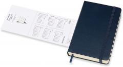 Agenda 2022 - 12-Month Daily Planner - Pocket, Hard Cover - Sapphire Blue