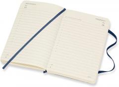 Agenda 2022 - 12-Month Daily Planner - Pocket, Soft Cover - Sapphire Blue