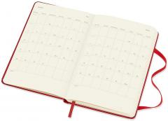 Agenda 2022 - 12-Month Weekly Planner - Pocket, Hard Cover - Scarlet Red