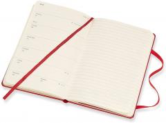 Agenda 2022 - 12-Month Weekly Planner - Pocket, Hard Cover - Scarlet Red