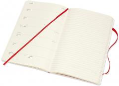 Agenda 2022 - 12-Month Weekly Planner - Large, Soft Cover - Scarlet Red