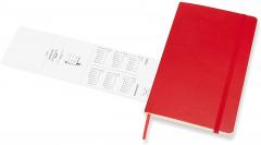 Agenda 2022 - 12-Month Weekly Planner - Large, Soft Cover - Scarlet Red