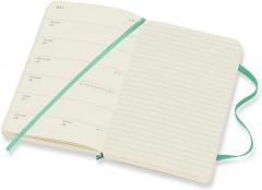 Agenda 2022 - 12-Month Weekly Planner - Pocket, Soft Cover - Ice Green