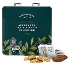 Cutie biscuiti asortati + ceai englezesc - Three O'Clock Selection