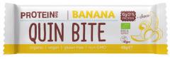 Baton bio proteic cu ciocolata si banane - Quin Bite 45 g