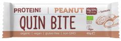 Baton bio proteic cu arahide - Quin Bite 45 g
