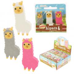 Set 3 gume de sters - Fun Cute Alpaca