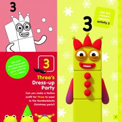 Numberblocks Christmas Sticker Activity Book