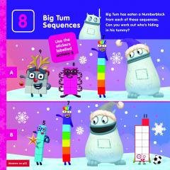 Numberblocks Christmas Sticker Activity Book