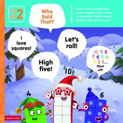 Numberblocks Christmas Sticker Activity Book