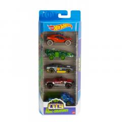 Set 5 masini - Hot Wheels - City Vs. Toxic Creatures