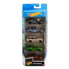 Set 5 masini - Hot Wheels - Night Burnerz