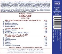 Mozart: Eine kleine Nachtmusik. Serenata notturna