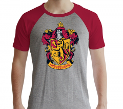 Tricou L - Man - Harry Potter - Gryffindor - Grey and Red