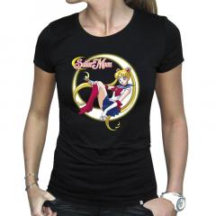 Tricou XL - Woman - Sailor Moon - Black