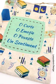 Husa pentru carte - Book Lovers - Blue