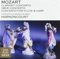 Clarinet Concerto, Oboe Concerto, Concerto For Flute And Harp (Meyer, Westermann, Wolf, Harnoncourt)