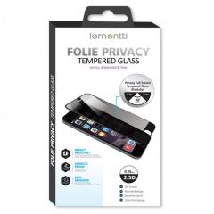 Folie iPhone 13 Pro Max Lemontti Sticla Privacy Black