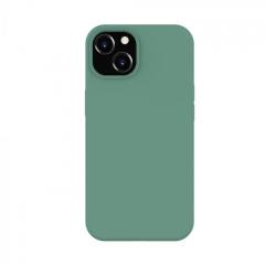 Husa iPhone 13 Lemontti Liquid Silicon Forest Green