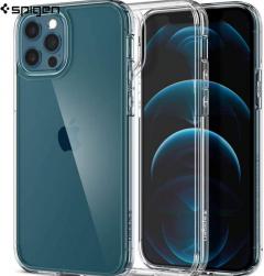 Husa iPhone 12 si 12 Pro - Spigen Ultra Hybrid Crystal Clear